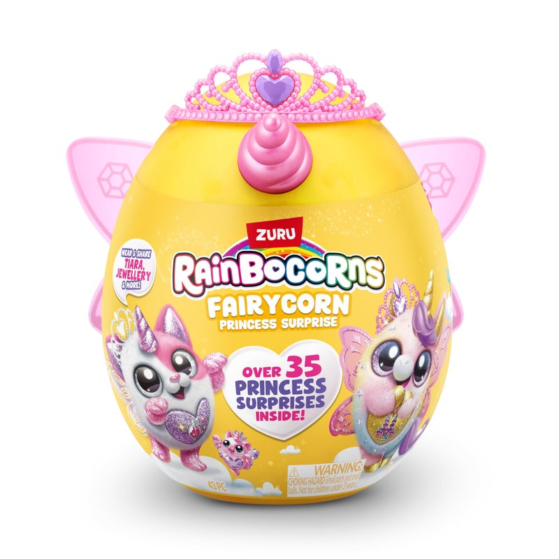 Rainbocorns Fairycorn Princess Surprise (Puppy) by ZURU 11" Collectible Plush Stuffed Animal, Surprise Egg, Wearable Fairy Wings, Magical Fairy Princess, Ages 3+ for Girls, Children - Image 2