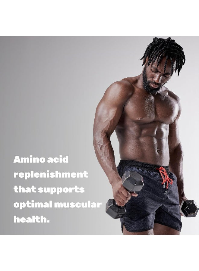 DEAL SUPPLEMENT الأحماض الأمينية الأساسية (EAA) 2000 ملغ لكل حصة، 300 كبسولة - بدون نكهة - 9 في 1، جميع BCAAs (الأحماض الأمينية ذات السلسلة المتفرعة) - دعم العضلات النحيفة ومكمل طبيعي قبل التمرين - Image 4