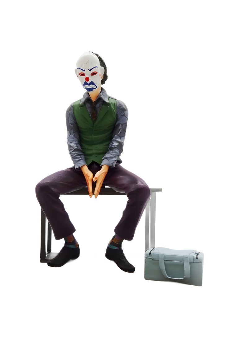 general Cold Clown Beauty Man DC Dark Knight Suicide Squad Heath Ledger Figure Joker Boxed Model Ornament Gift for Fans and Friends (26.5 cm) - Image 3