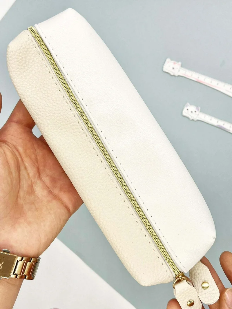 Kağıt Gemi Dükkan Paper Ship Shop Cream Double Sided Pencil Box