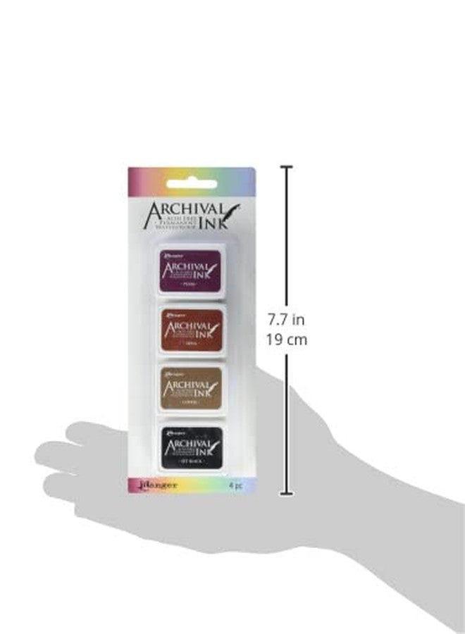 Ranger RGRAIMK.57680 Archival Mini Ink Pad Set 2 Archival Ink Pad Set Mini 2 - Image 5