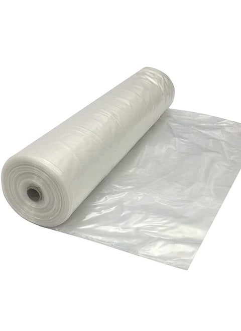 RACO Durable Polythene Sheet Roll for Floors and Furniture Protuct from Dust and Water when Painting and Decorating (1000G, 25M)