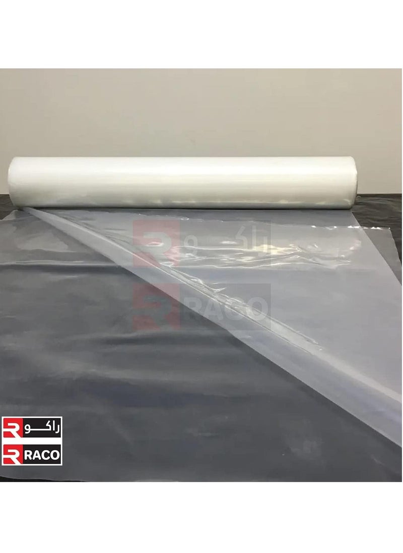 RACO - RACO Durable Polythene Sheet Roll for Floors and Furniture Protuct from Dust and Water when Painting and Decorating (1000G, 25M) - Image 1