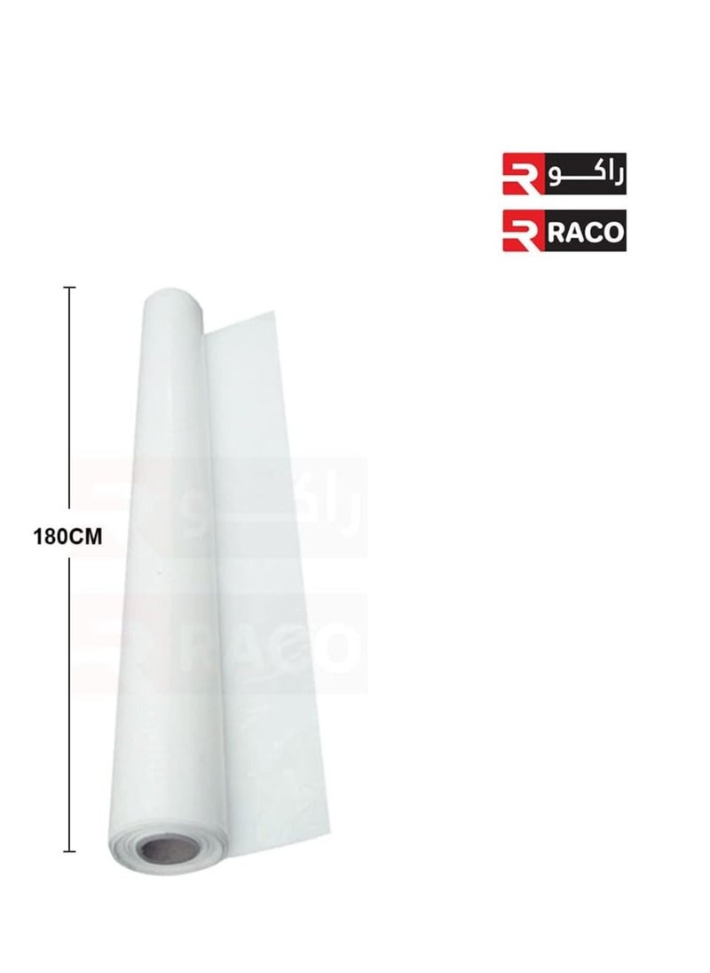 RACO - RACO Durable Polythene Sheet Roll for Floors and Furniture Protuct from Dust and Water when Painting and Decorating (1000G, 25M) - Image 1
