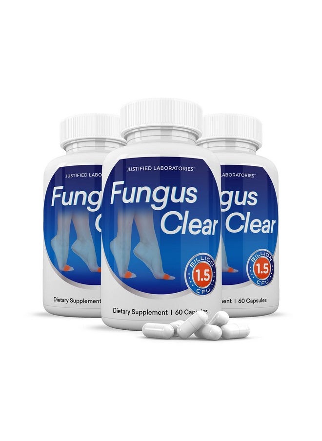 Justified Laboratories (3 Pack) Fungus Clear 1.5 Billion CFU Probiotic Pills 180 Capsules - pzsku/Z22D5EFFCC0E8B4C11359Z/45/_/1739882397/f3f15f83-9e12-4b2a-8080-eb3cfa00d552