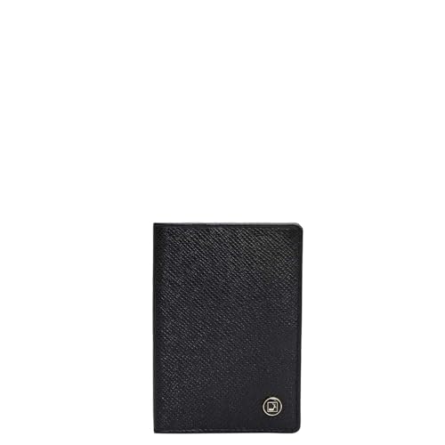 Da Milano Leather Card Holder for Men & for Women - Black - Image 1
