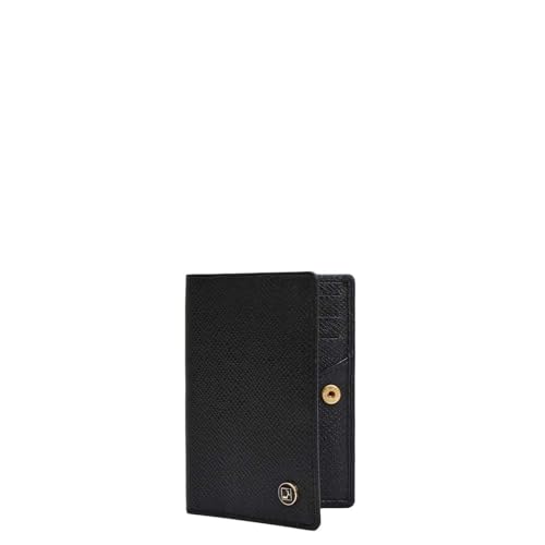 Da Milano Leather Card Holder for Men & for Women - Black - Image 2