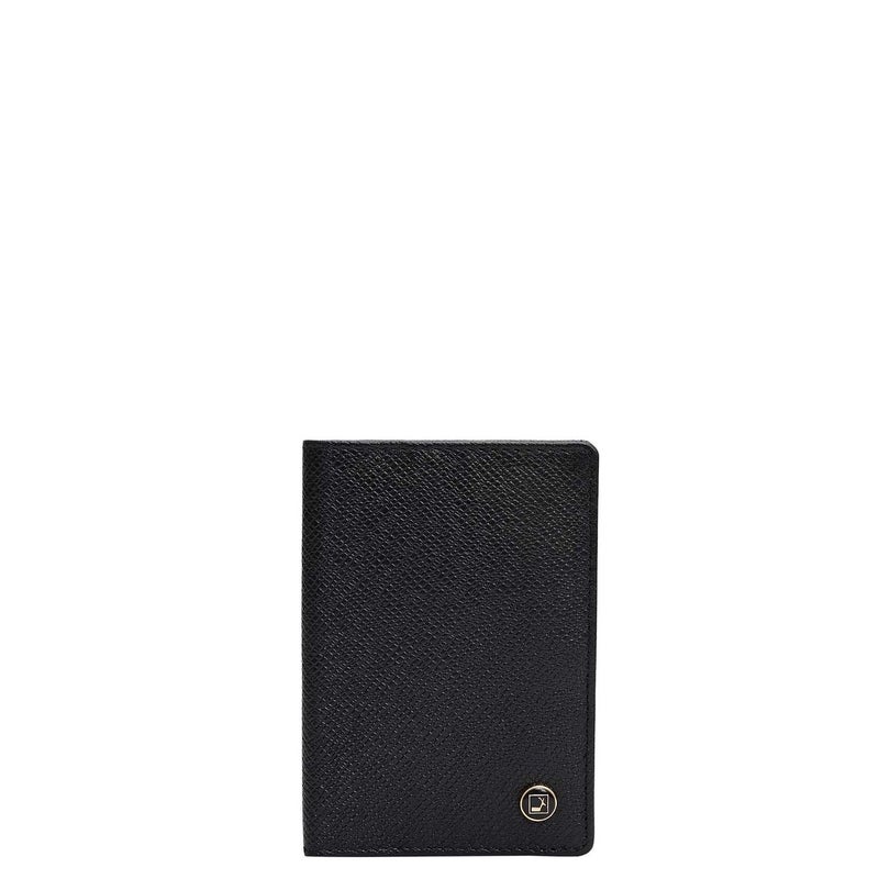 Da Milano Leather Card Holder for Men & for Women - Black - Image 5