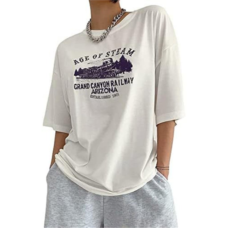 Round Neck Fun Pattern Wish Short Sleeve Top Men'S And Women'S T-Shirt Printing - Image 1