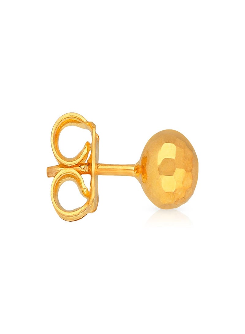 Malabar Gold and Diamonds 22 Karat 916 Purity Studs Gold Earrings LAER498Y - Image 2