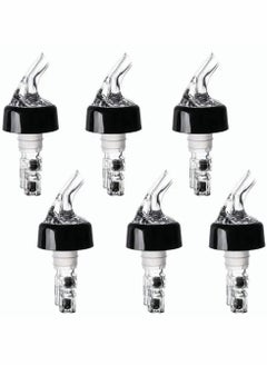 Automatic 1oz Liquor Bottle Pourers Set of 6 for Quick Shot Measuring  Cocktail and Spirits