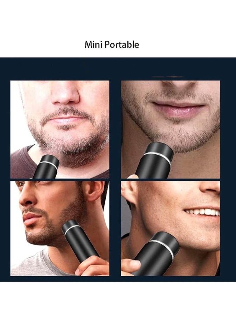 SOLARAE Mini Portable Electric Rotary Shaver (Black) - Image 5