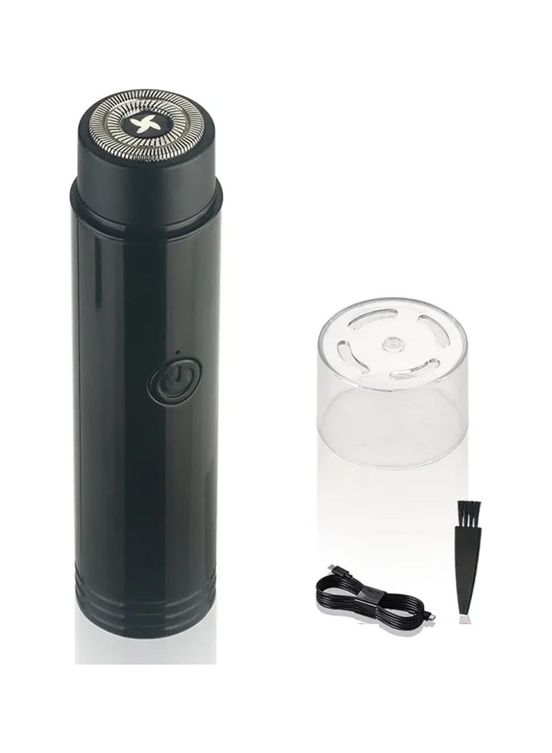 SOLARAE Mini Portable Electric Rotary Shaver (Black) - Image 1