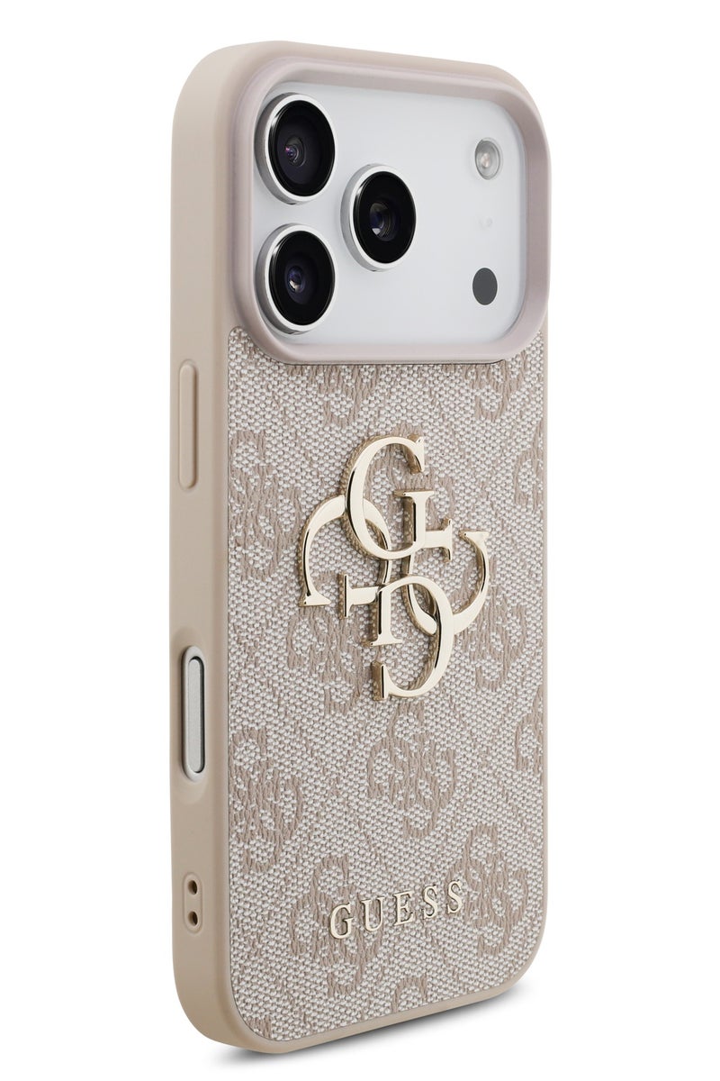 GUESS iPhone 17 Pro 4G PU Leather Case with Big 4G & Classic Logo & lanyard / Ultra Slim / lightweight design / Easy Installation - Image 4
