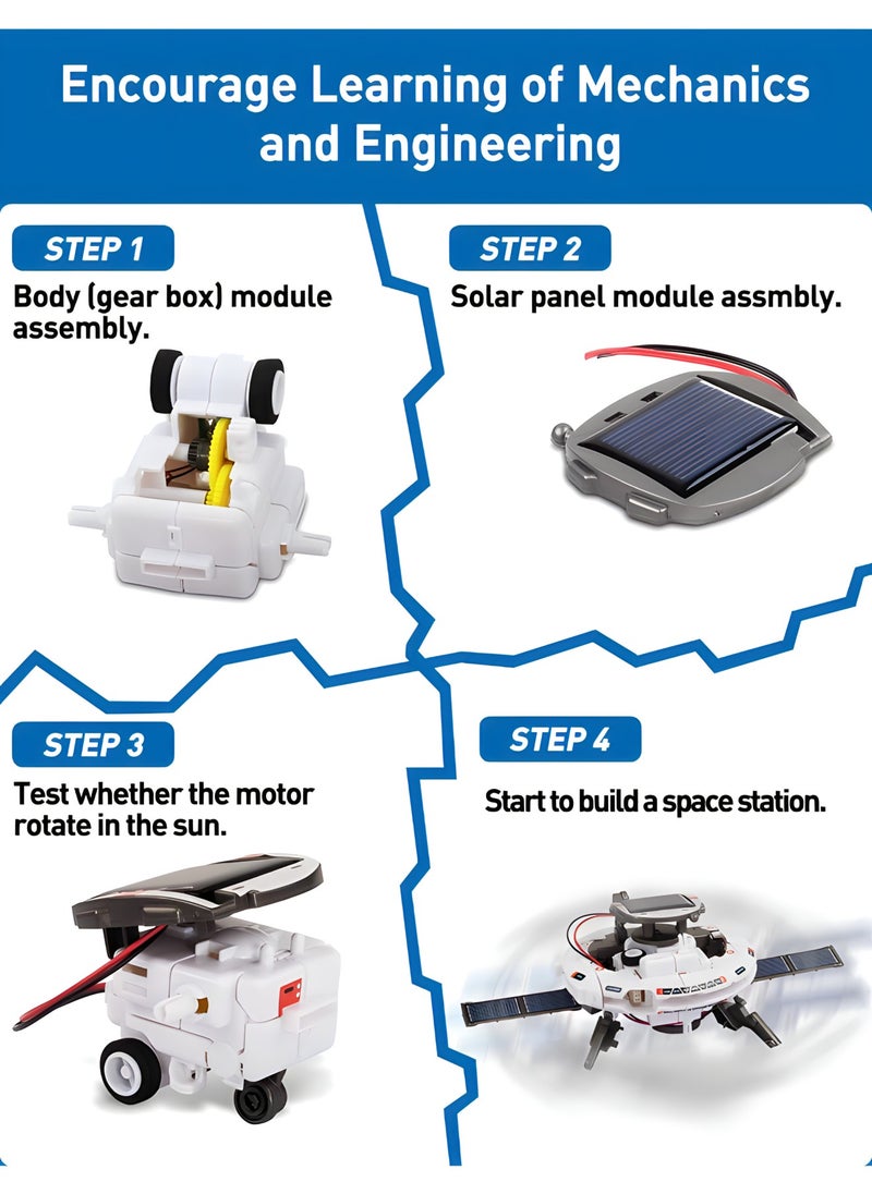 MAGIC VAULT - 6-in-1 Solar Robot Kit | Learning Science Building Toys | Educatoinal Learning Science Building Toys - Image 1