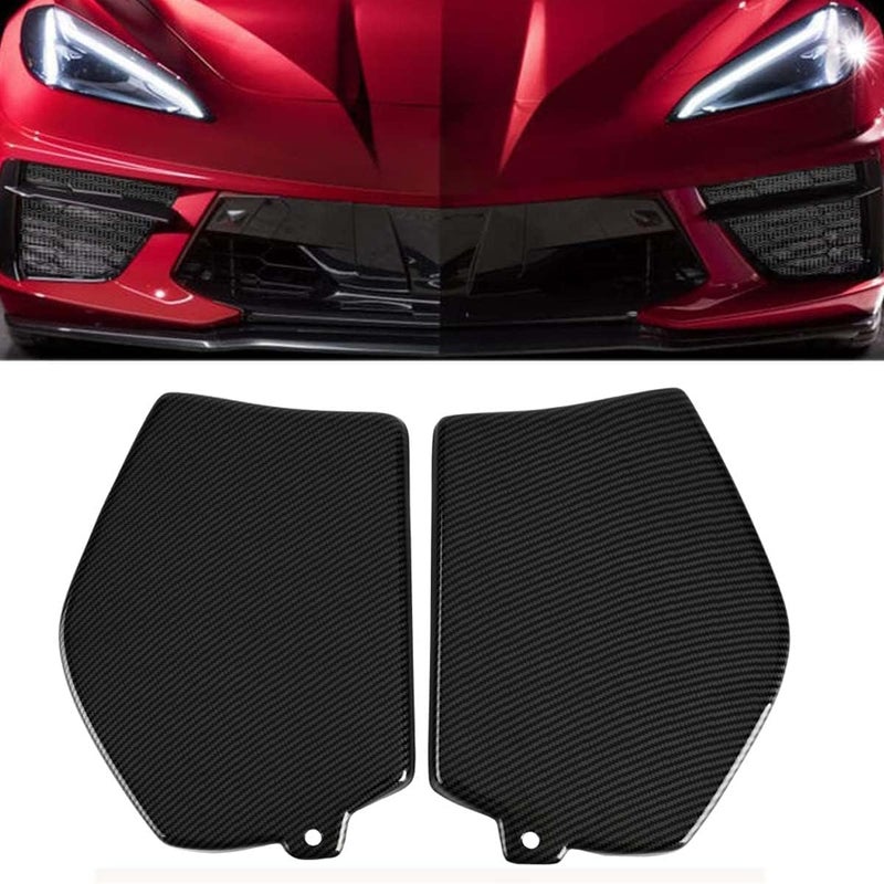 BILLFARO Carbon Fiber Front Strut Tower Covers for Corvette C8 2020-2021 - Image 1