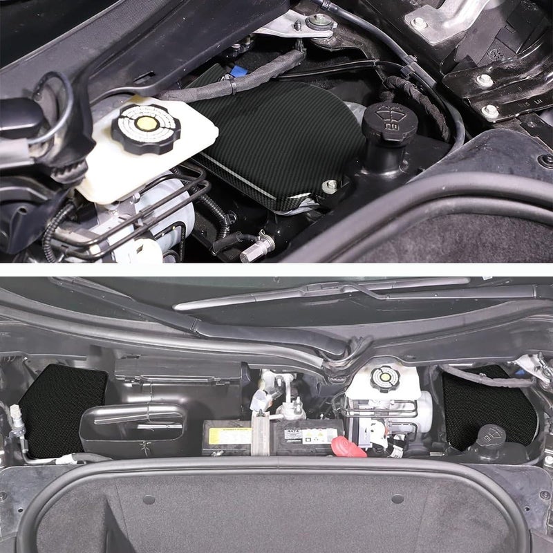 BILLFARO Carbon Fiber Front Strut Tower Covers for Corvette C8 2020-2021 - Image 5