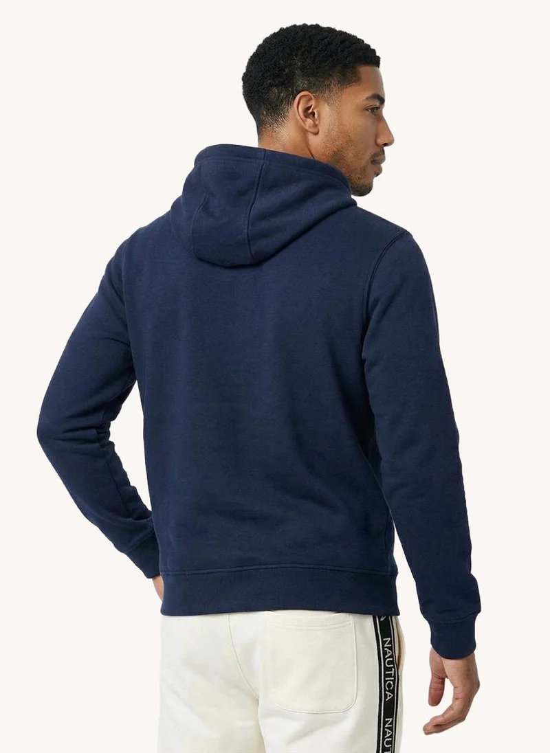 Nautica Men Hooded Pullover Long Sleeve Hoodie