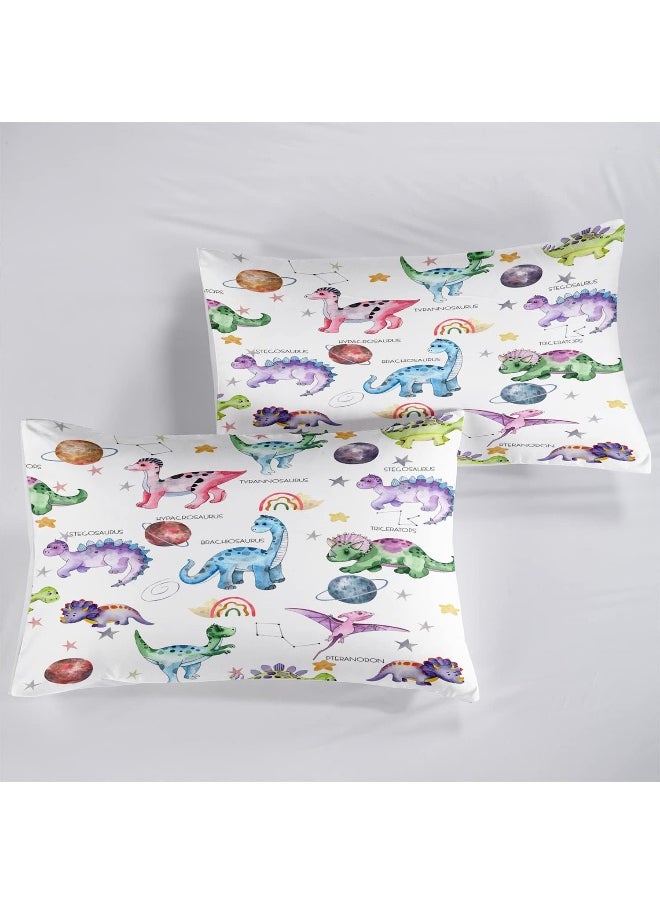 Generic - CVHOUSE Dinosaur Bedding Set, Dinosaur Comforter Set Twin, Microfiber Quilt Set - 3 Piece with 1 Comforter and 2 Pillow Cases - Image 1