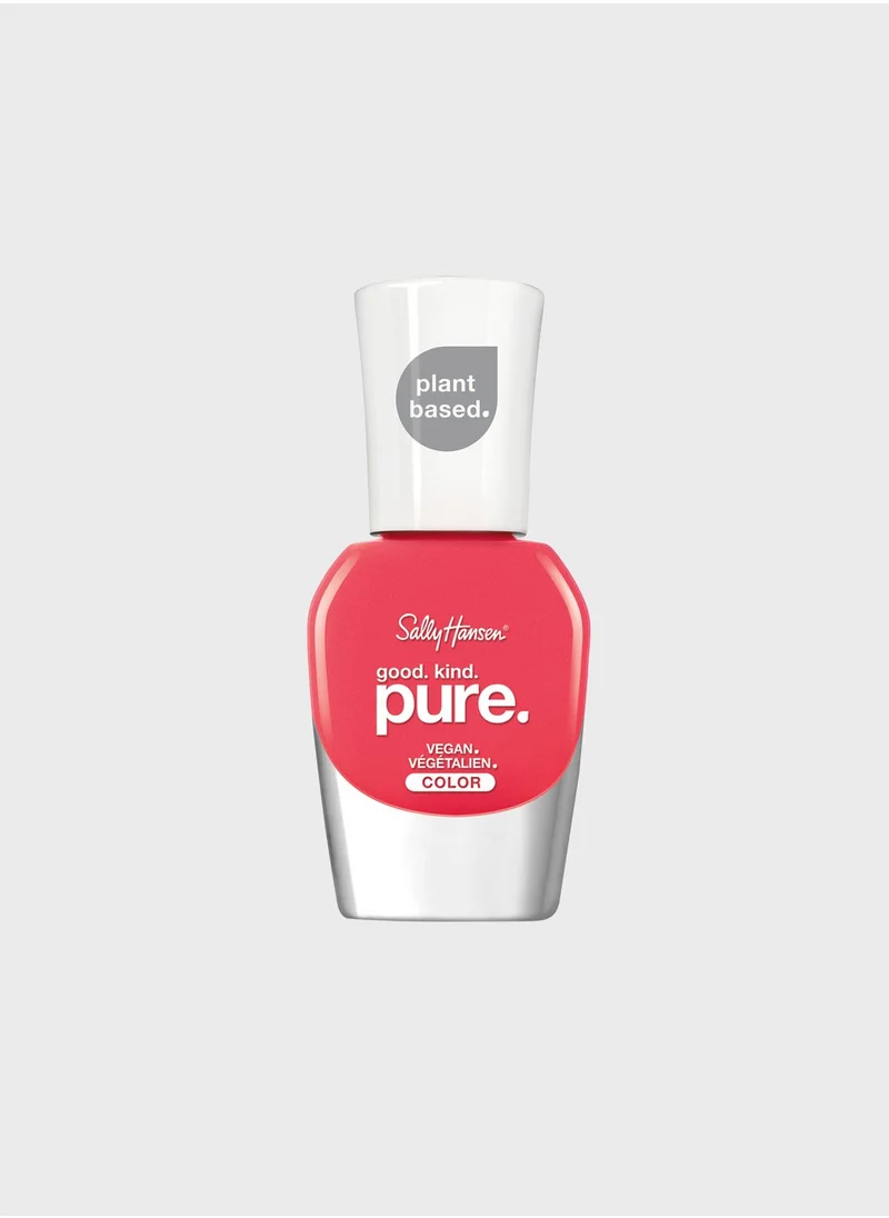 Sally Hansen Good.Kind.Pure. Nail Polish, Fruity Papaya, 10ml - 0.34 fl oz