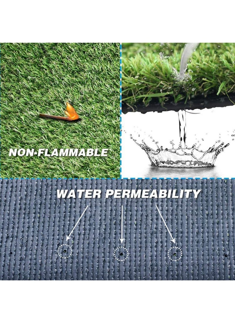 LINGWEI - Artificial Grass Carpet Fake Grass Turf Garden Mat 30mm 200x300cm - Image 1