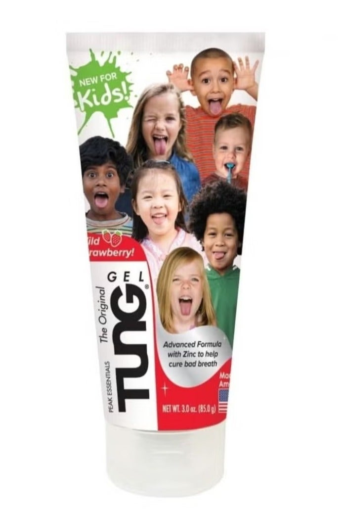 Tung Tongue gel for kids, strawberry flavor, 85 gm - Image 1