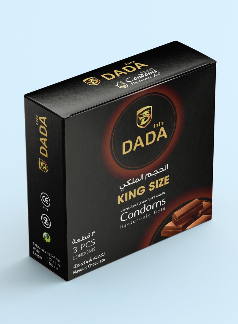 Dada King Size 3 Pcs Condoms - Image 1