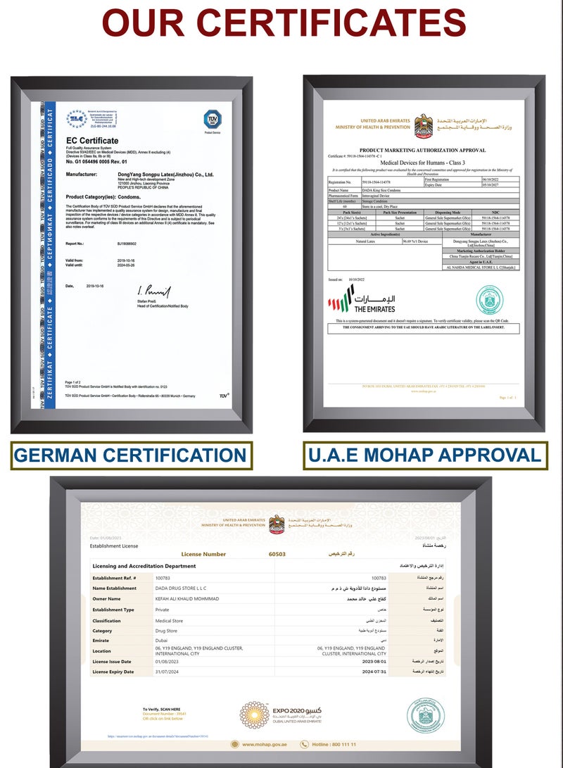 Dada King Size 3 Pcs Condoms - Image 5