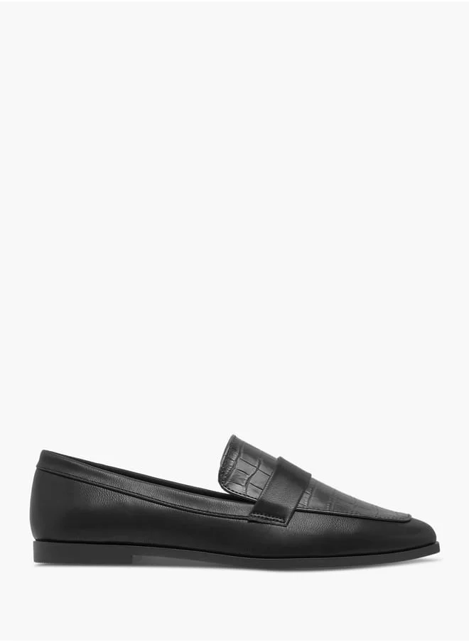 سيليست Women's Textured Slip-On Ballerina Shoes