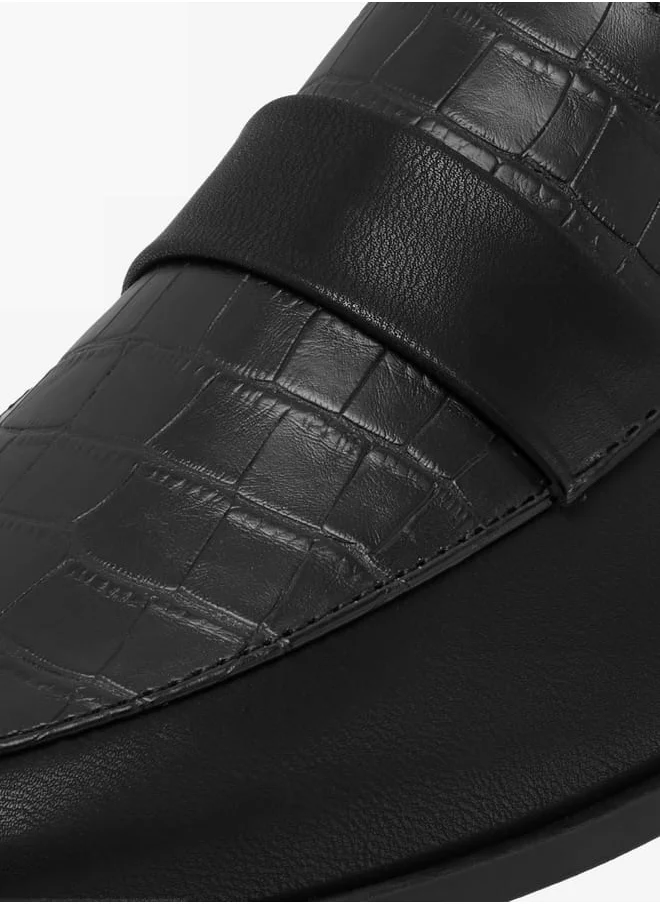 سيليست Women's Textured Slip-On Ballerina Shoes