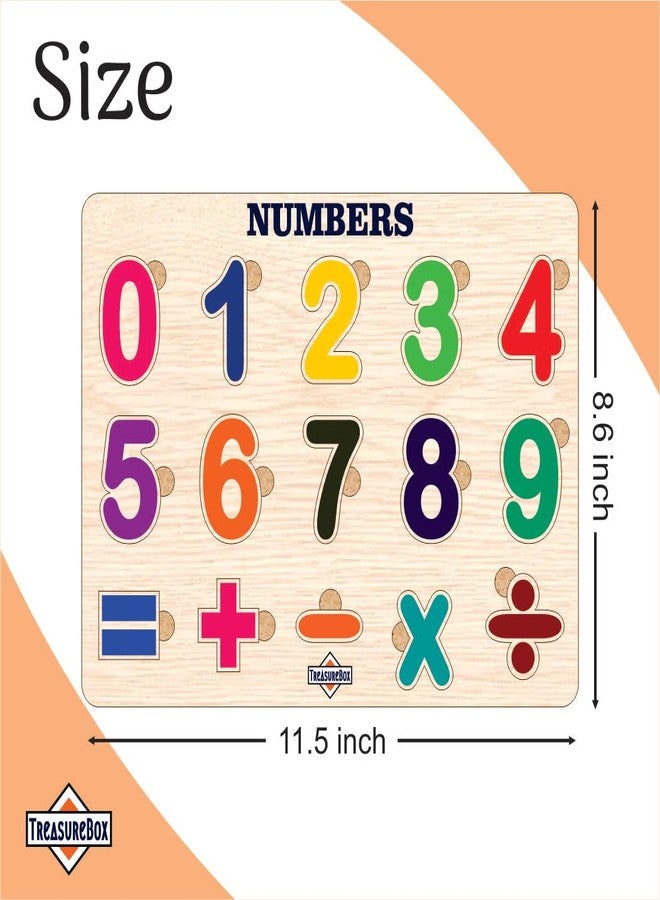 TreasureBox Wooden Puzzle Educational Board Learning Toy Tray for Kids, Size 22x30 cm (AL-NM-SH-BP) - Image 2