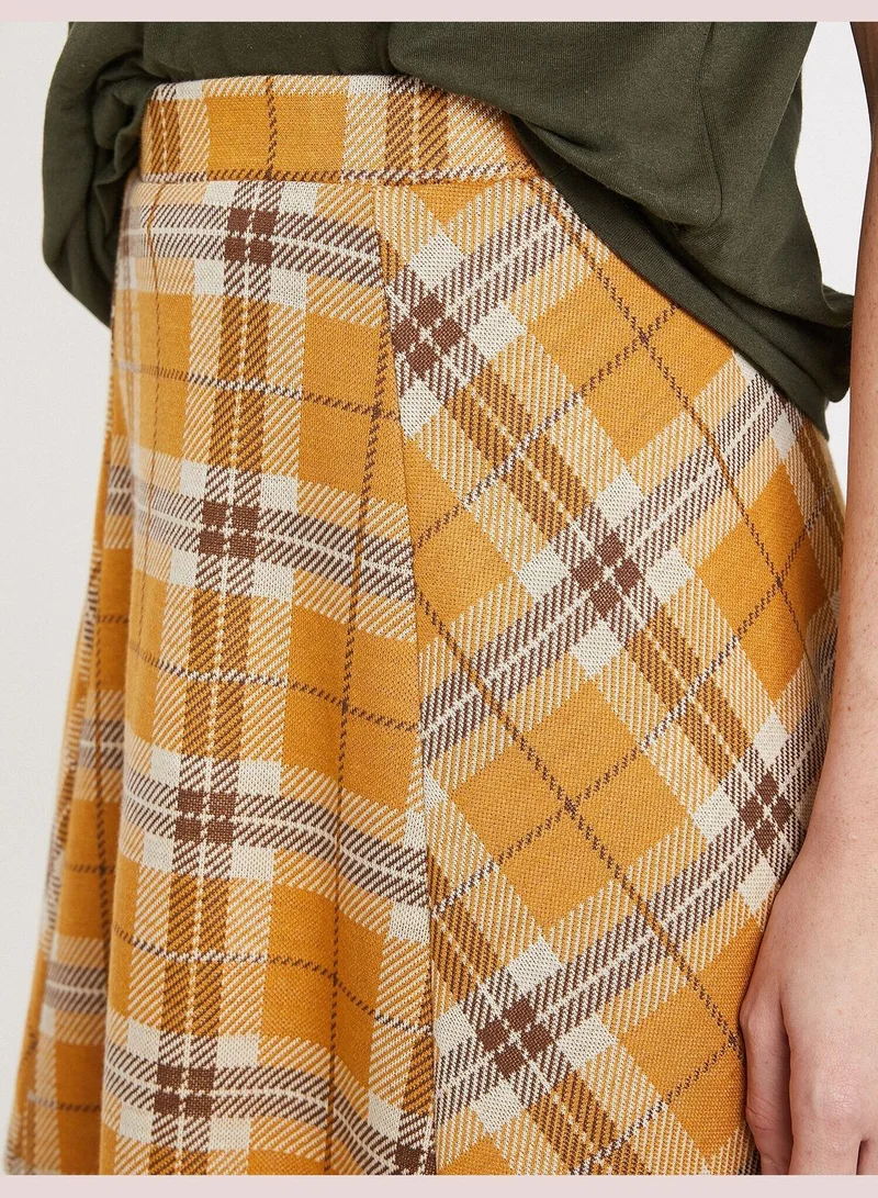 KOTON Check Skirt