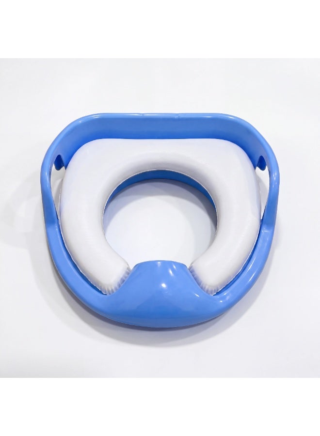 Premium Potty Training Seat for Toddlers with Handles & Splash Guard - Secure Baby Toilet Trainer Ring -  Soft Paded - Image 3