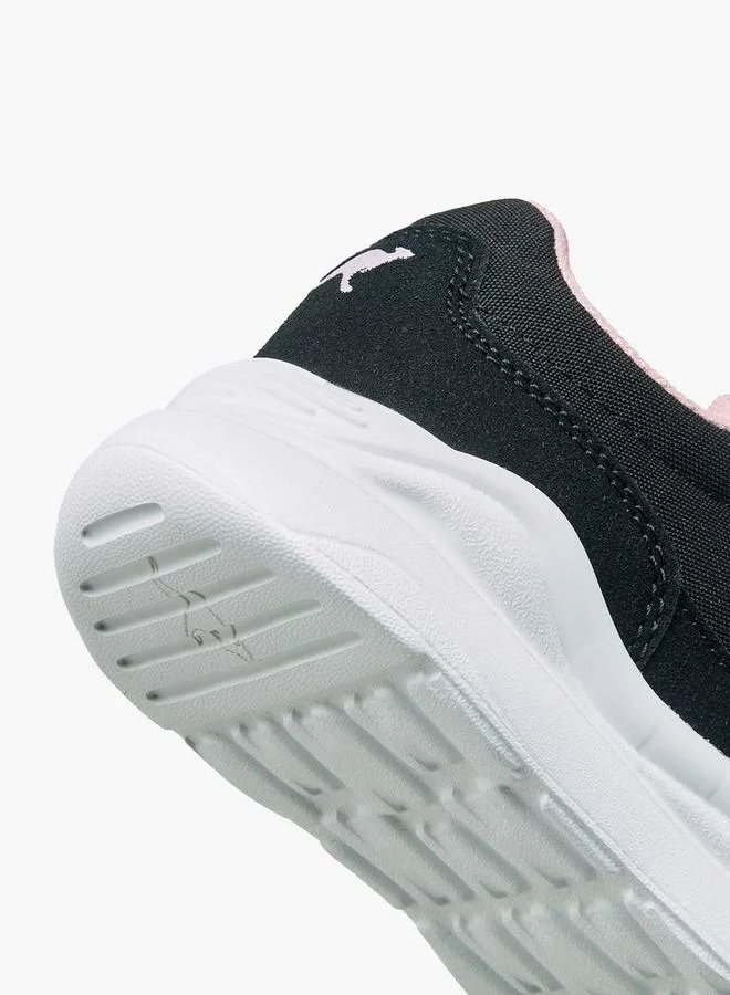 Kangaroos BLACK Girls Hook & Loop School Sports Shoes for Women | Best Price UAE