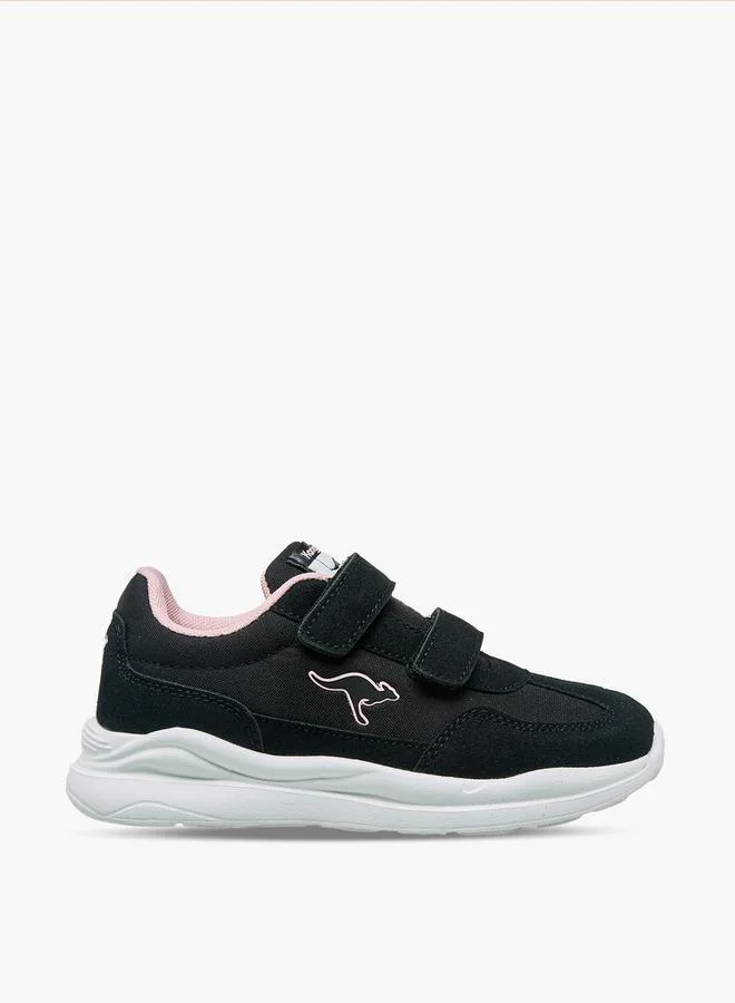 Kangaroos BLACK Girls Hook & Loop School Sports Shoes for Women | Best Price UAE