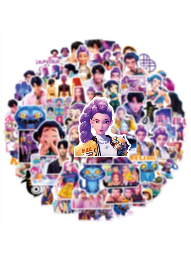 60-Piece  Demon Hunters Stickers Waterproof Vinyl Stickers for Laptop - Image 4