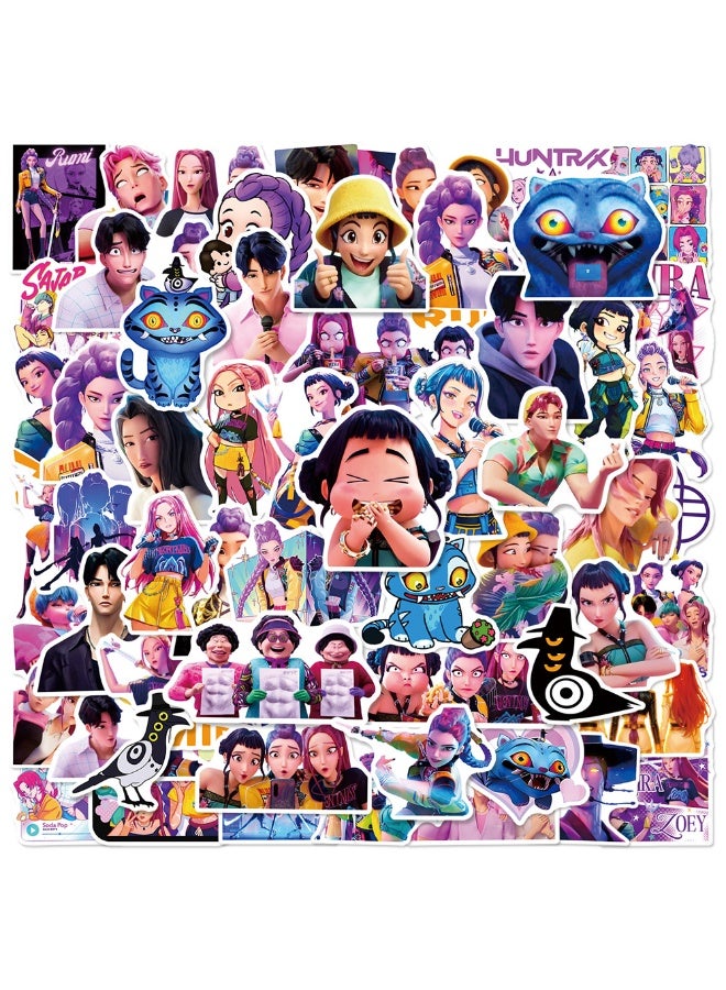 60-Piece  Demon Hunters Stickers Waterproof Vinyl Stickers for Laptop - Image 1