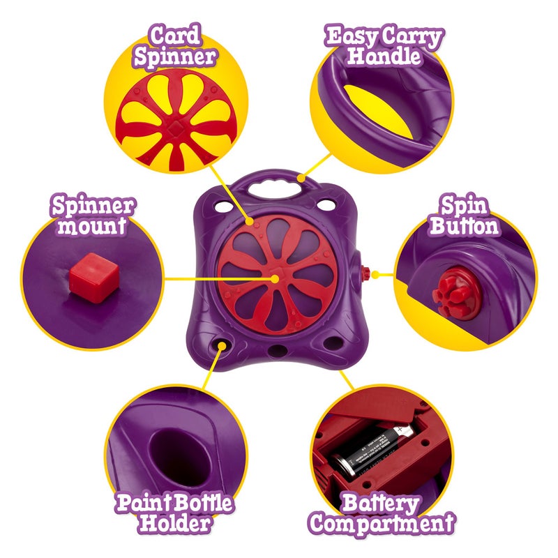 Creative Kids Spin  Paint Art Kit  Spinning Art Machine Craft Kit for Children  Adults Christmas Gifts 6 - Image 3