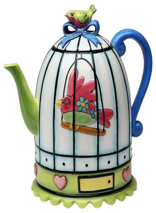 Appletree Design Flights of Fancy Teapot, 6-1/2-Inch