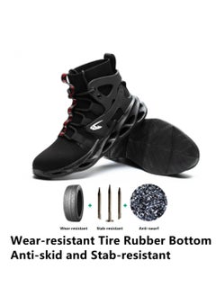 VICTGOAL Steel Toe Boots for Men Women Breathable Safety Shoes Lightweight Work Sneakers  - Image 3
