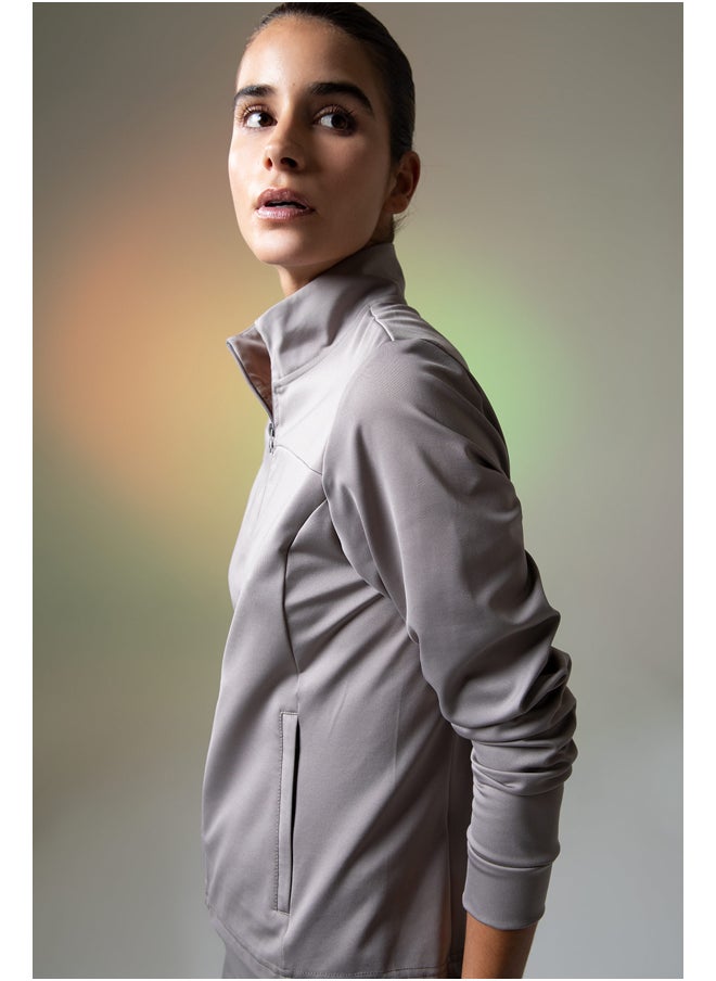 DeFacto - Woman Standart Fit High Neck Knitted Cardigan - Image 1