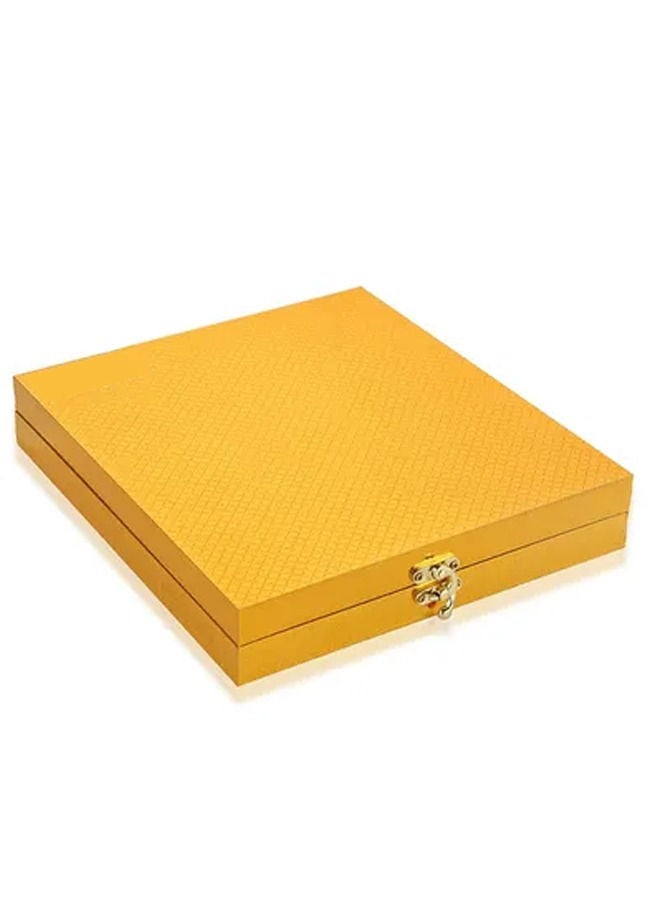 Rock Pow 16-Piece Gold Plated Stainless Steel Flatware Cutlery Set Utensils For Kitchen - Image 2