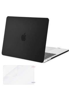 Generic MacBook Pro 13 Inch Case Cover 2022- 2016 Release A2338 M1 A2289 A2251 A2159 A1989 A1706 A1708 Touch Bar Plastic Hard Shell And Screen Protector Black  - Image 1