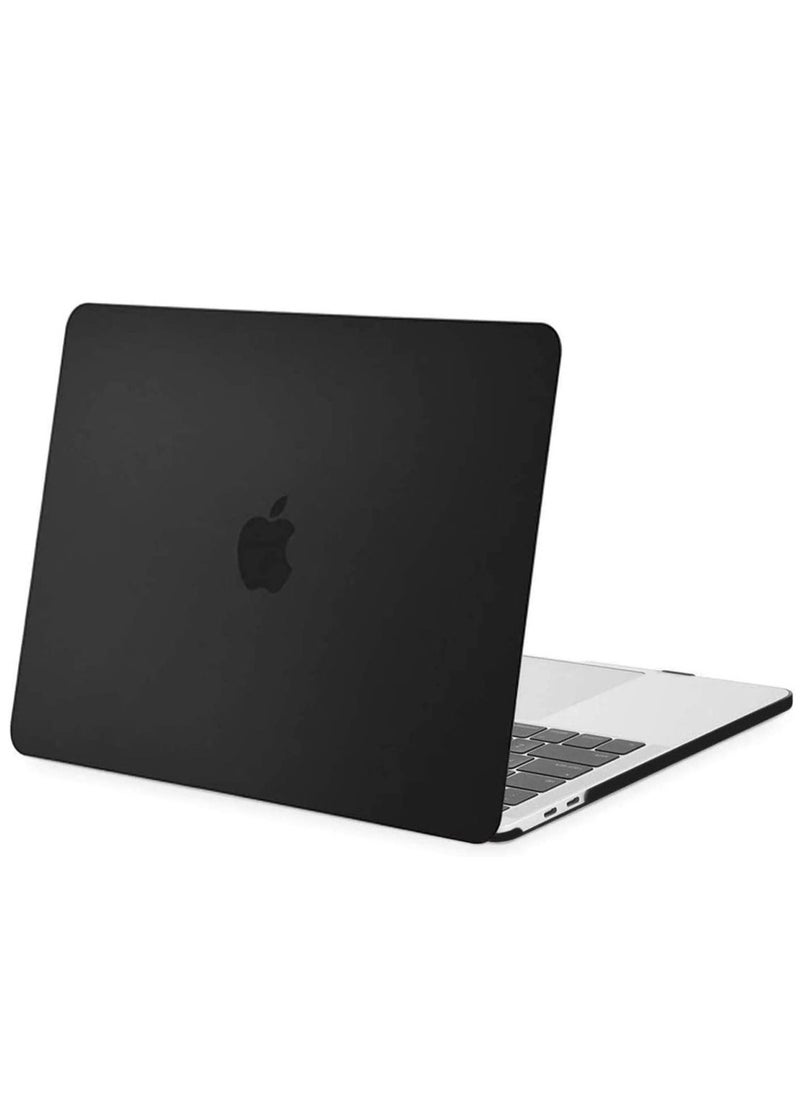 Generic - MacBook Pro 13 Inch Case Cover 2022- 2016 Release A2338 M1 A2289 A2251 A2159 A1989 A1706 A1708 Touch Bar Plastic Hard Shell And Screen Protector Black - Image 1