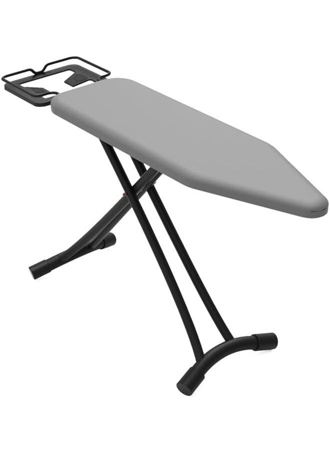 DMG TECH Ironing Board Heat Resistant Cover Ironing Board Non-Slip Folding Adjustable Height (31 * 86 * 110CM) Gray  - Image 1