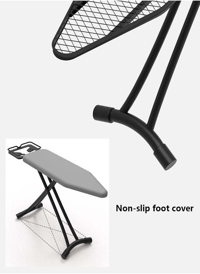 DMG TECH Ironing Board Heat Resistant Cover Ironing Board Non-Slip Folding Adjustable Height (31 * 86 * 110CM) Gray  - Image 2