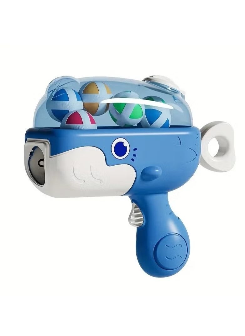 Goolsky Ejection Sticky Ball Launching Whale Target Competition Parent Child Outdoor Sticky Ball Toys Indoor Parent Child Interactive Throwing Target Puzzle Early Education Gifts Interactive Shooting Toys  - Image 1