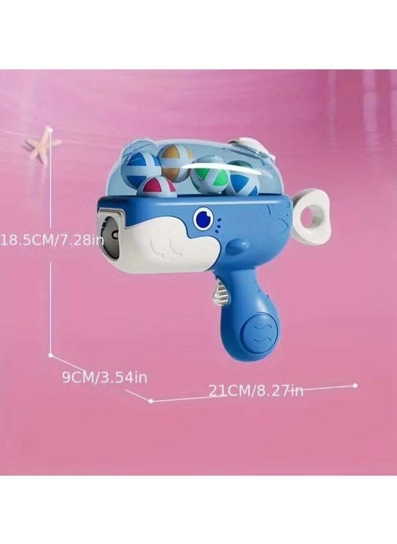 Goolsky Ejection Sticky Ball Launching Whale Target Competition Parent Child Outdoor Sticky Ball Toys Indoor Parent Child Interactive Throwing Target Puzzle Early Education Gifts Interactive Shooting Toys  - Image 3