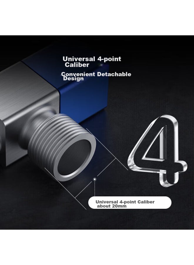 Jomoo Copper Alloy Square -proof, Leak-proof, Corrosion-resistant Single Hot Water Manifold Angle Valve 44098-732/5c - Image 4