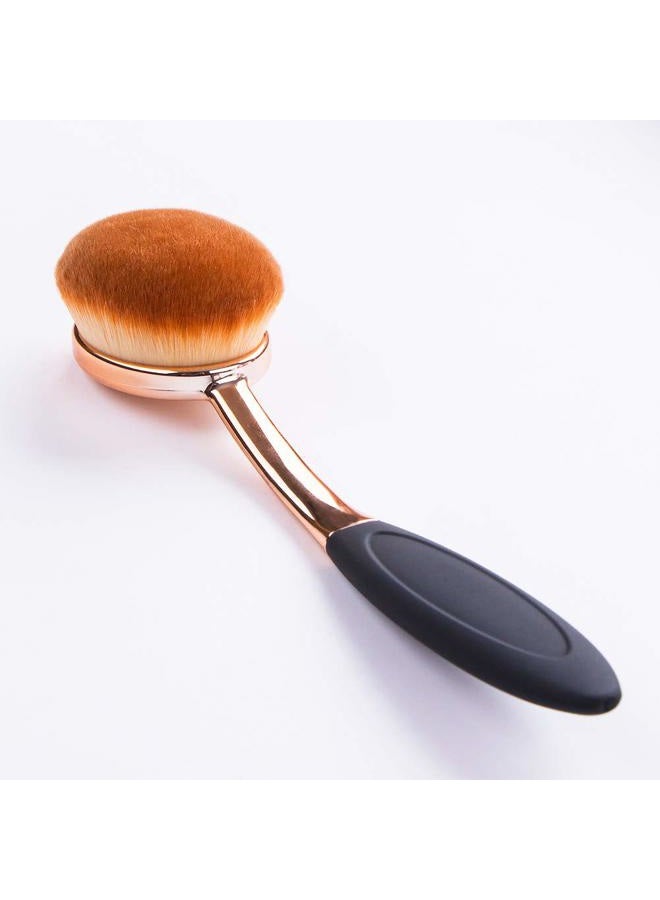 Yoseng Oval Foundation Brush Second Largest Toothbrush makeup brushes Fast Flawless Application Liquid Cream Powder Foundation - Image 4